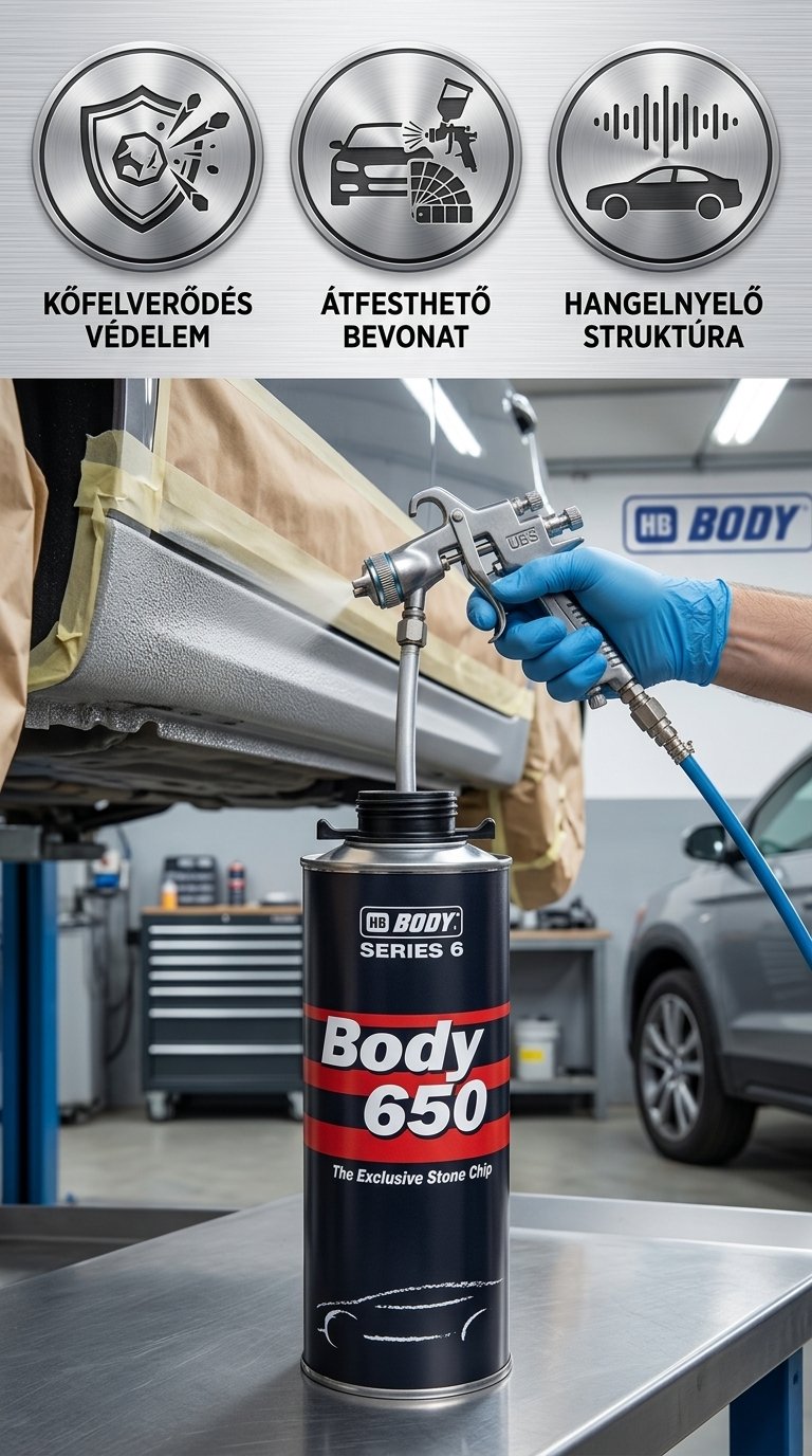 HB BODY 650 Rücsi Kőfelverődés- és Alvázvédő (1 kg)