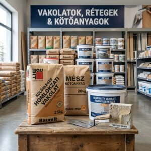 Vakolatok & Kötőanyagok